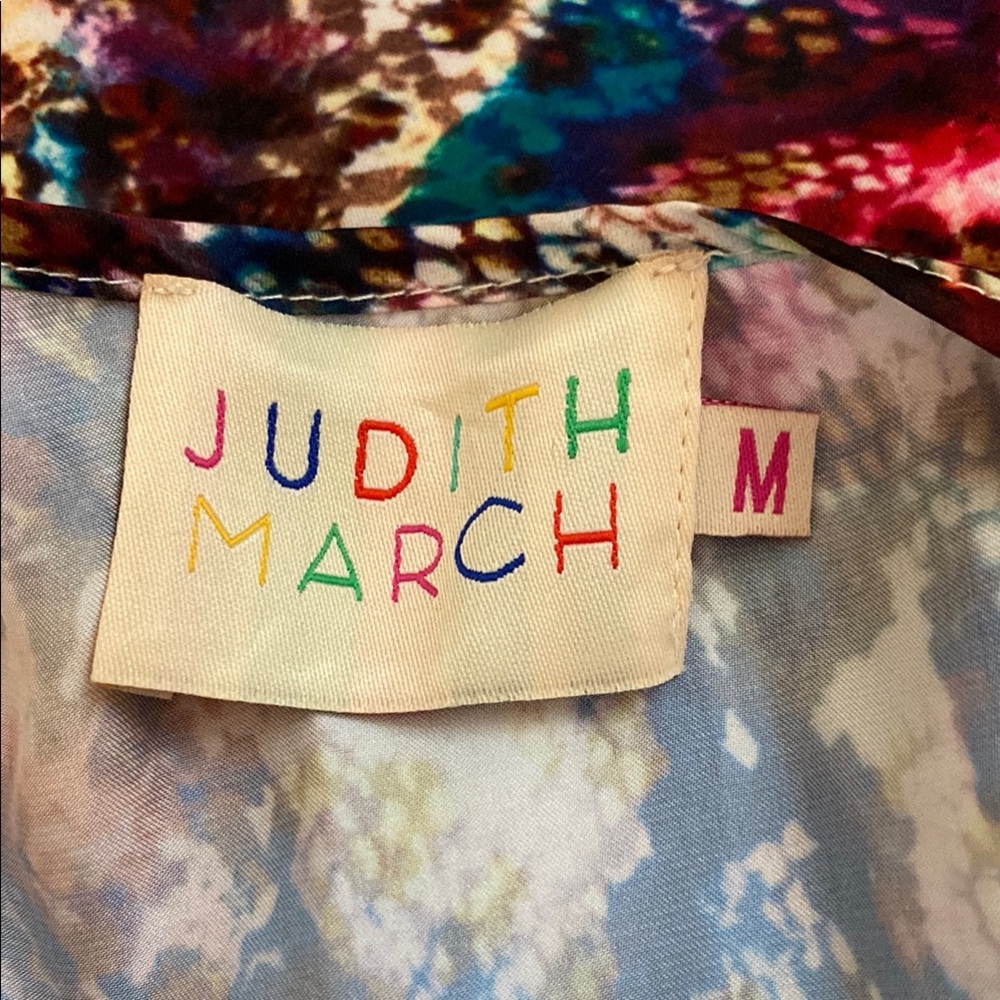 Judith March Women's Python Print Multi Color Rob… - image 4